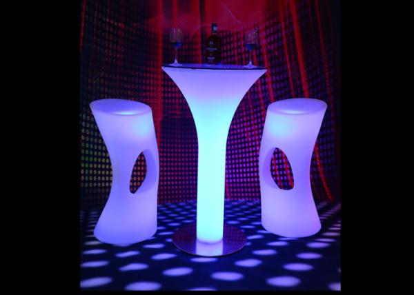 Cheap PE LED Illuminated Furniture Counter Led Bar Table IR Remote Control for sale