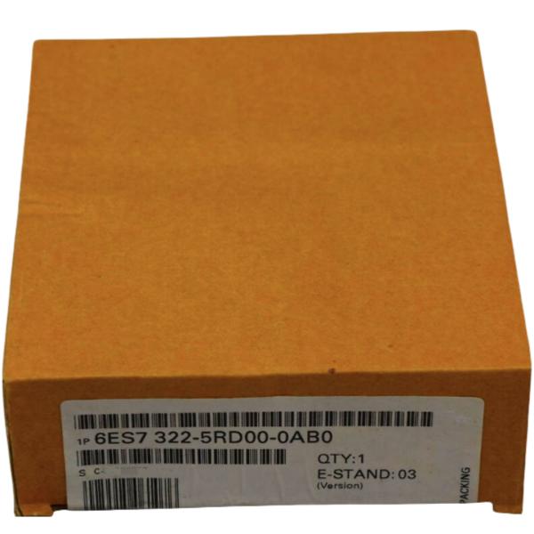 SIEMENS 6ES7322-5RD00-0AB0 SIMATIC S7, DIGITAL OUTPUT SM 322, ISOLATED, 4 DO, 15 V / 20 MA 1 X 20-POLE