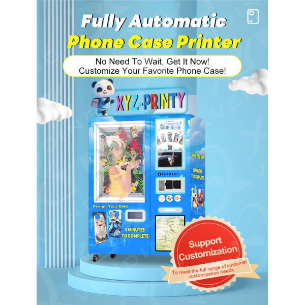 New Arrival Self Service Diy Phone Case Printer Vending Machine Automatic Smart Phone Case Printing Vending Machine