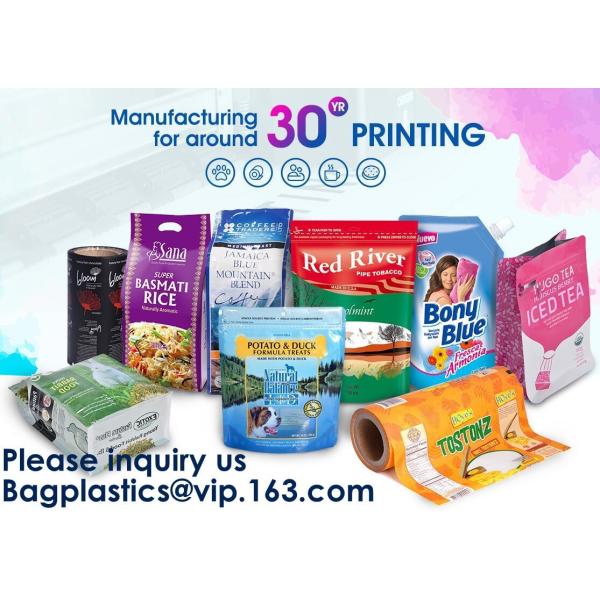 CUSTOM RETORT POUCHES COLD SEAL ROLL QUAD SEAL BAGS CUSTOM OXO-DEGRADABLE BAGS CUSTOM COCKTAIL PACKAGING SPOUT POUCHES