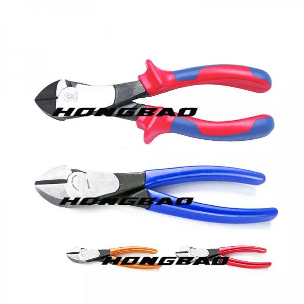 7.5" Angled Diagonal Cutters Side Cutting Pliers Work In Limited Confined Space