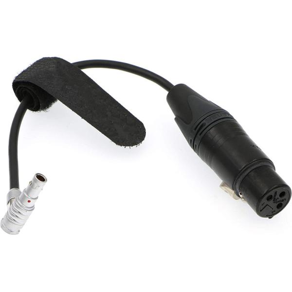 Z CAM E2 Camera Audio Cable Right Angle 00B 5 Pin To XLR 3 Pin Female
