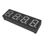 Cheap Black 4 Digit SMD Seven Segment Display 7 Segment Common Anode OEM ODM for sale