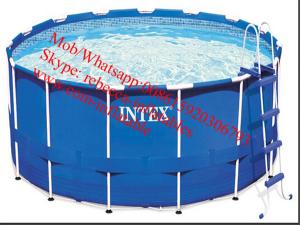 Best intex metal round shape above groun frame pool frame pool Commercial Inflatable Frame Pool wholesale