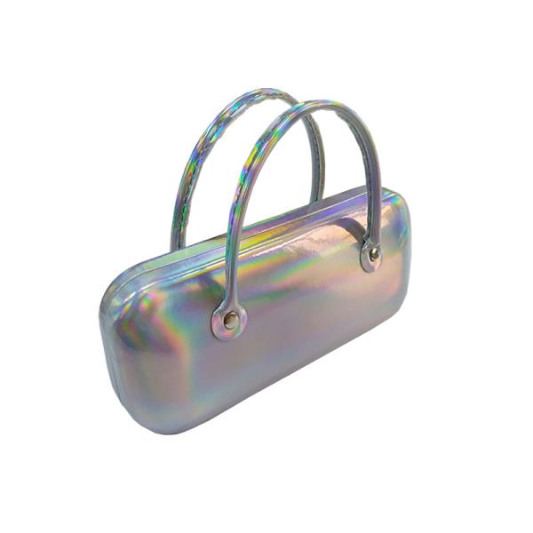 New Design Shell Hard Handle Sunglasses Case PU Metal Eyeglass Case