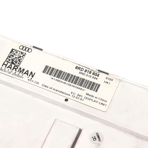 GPS Navigation Audi 8RD919604 LCD Display Assembly Unit Auto Replacement Parts
