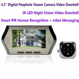 Best 4.3 LCD Electronic Door Peephole Viewer Camera Home Security DVR Night Vision Video Doorbell Door Phone Access Control wholesale