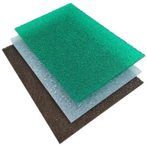 Solid Polycarbonate Frosted Sheet 100% Virgin Material For Roofing