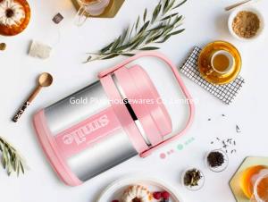 Best High-quality multi layers pink color plastic mention pot 1.9L stainless steel deep bento lunch box/food jar wholesale