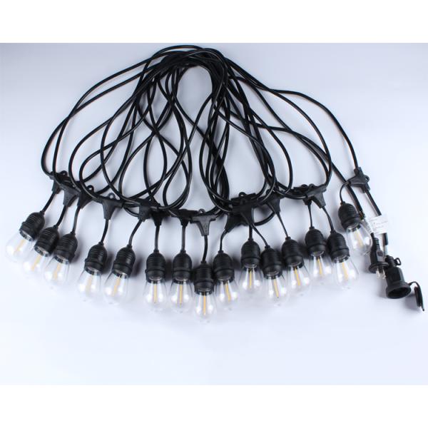 S14 LED String Lights E27 Retro Edison Filament Bulb Christmas Decoration Patio Porch Lights Garland of leds Lights for Outdoor