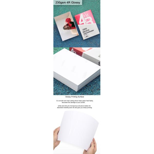 Single Side Inkjet Printing 4R High Glossy Photo Paper