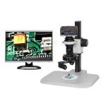 Digital Portable Zoom 3d Optical Microscope 1X C - Mount With LCD Touching