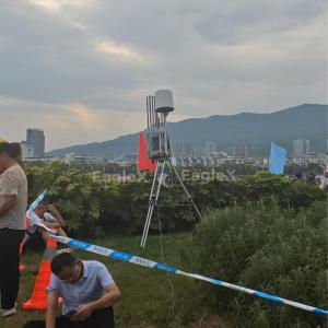 3/5/10KM Drone Jammer Fixed Outdoor Fpv Jamming Detection All In One with drone command control syestem