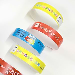 Heat Resistant Paper Wristbands with Security Slits for Events
