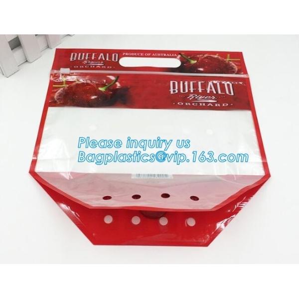 printed slider zipper grape packing bag, CPP plastic stand up pouch slider zip lock protection fruit bag for grape, slid