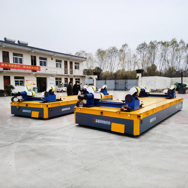 Battery Radio Remote Control Motorized Transfer Trolley 10 Tons