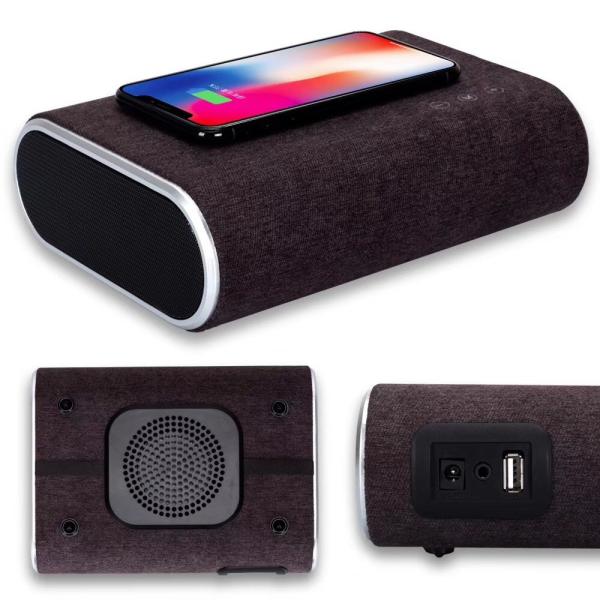 Cheap WIRELESS CHARGER BT SPEAKER Wireless charging function mini bluetooth speaker for sale