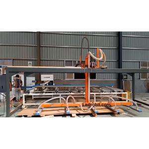 China Automatic Wooden Board Conveyor Loading Machine with PLC Control and LCD Display on sale
