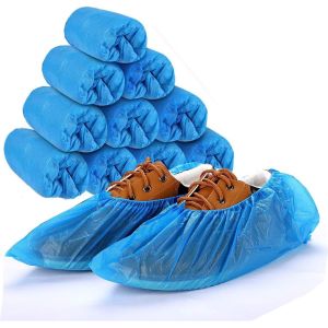 Best Waterproof Slip Resistant Durable CPE Plastic Disposable Shoe Boot Cover for Hospital wholesale