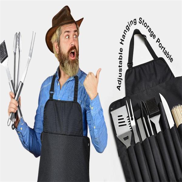 Stainless Steel BBQ Utensil Set FDA Available For Multiapplication