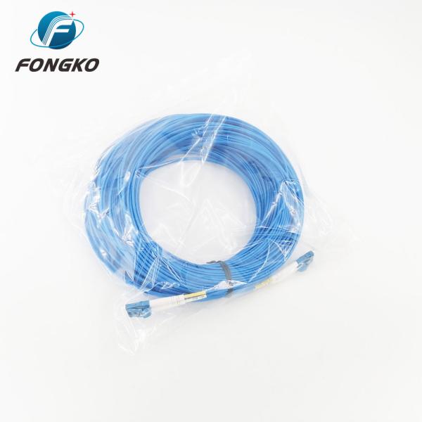 3m LC/UPC-LC/UPC Duplex Blue Fiber Optic Armored Patch Cord With Lszh Jacket
