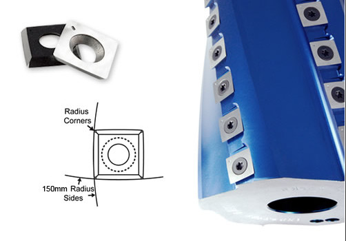 Anti Corrosive Carbide Machining Inserts , Solid Carbide Inserts Stable Performance