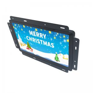 Best Multimedia Open Frame LCD Display Metal Housing Black Built - In Media Player wholesale