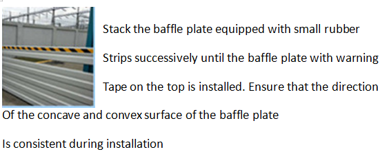 Customized Retractable without construction aluminium alloy flood baffle