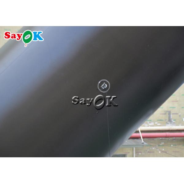 Inflatable Start Line Black PVC Tarpaulin Inflatable Entrance Arch For Park Supermarket