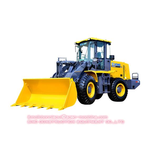 Yellow Construction Wheel Loader 3t 1.8m3 Front Wheel Loader XCMG LW300KV