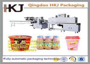 Full Automatic Instant Noodle Packaging Machine With Wrapping And Shrinking Function