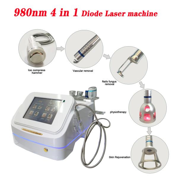 ODM Portable 980nm Diode Laser Vascular Removal Machine For Nail Fungus Therapy Treatment