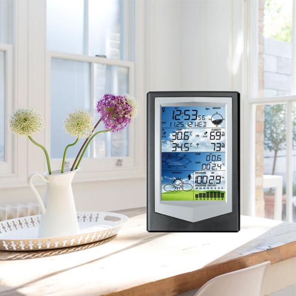 Home Outdoor Wireless Weather Station With Color Display And Temperature Forecast