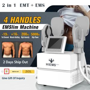 China Hiems EMS Sculpting Machine Emslim RF Muscle Building Body Fat Burner Machine on sale