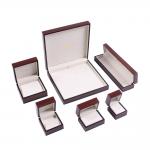 Luxury Jewellery Packaging Boxes , Wooden Jewelry Box SGS Certification