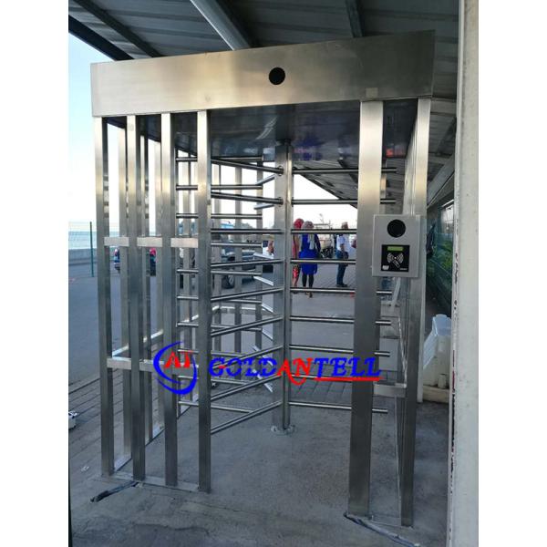 football exit 230volt electric Full Height Turnstiles price / rfid fingerprint open gate