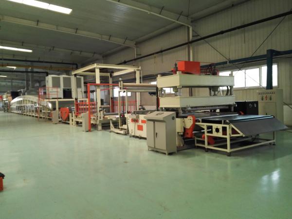 Cheap Bitumen Carpet Backing Machine Hot - Air Circulation Oven And Auto Constant Temp for sale