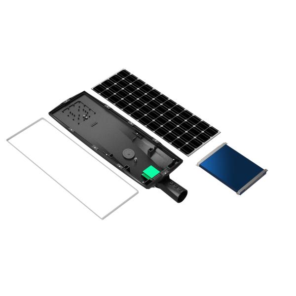 IP66 LED Solar Street Lamp Microwave Motion Sensor 3 Years Warranty