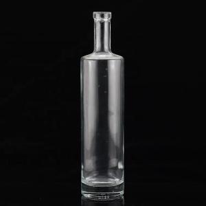 China SCREW CAP Sealing Type Flat Shoulder Glass Bottle for class Mexican Tequila Liquor Wine on sale