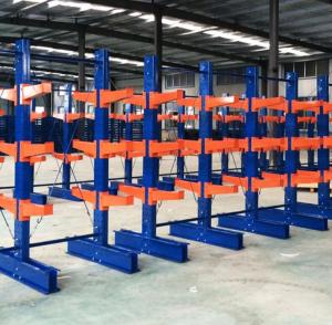 Best Easy Assemble Heavy Duty Racking System Single Faced Cantilever Pipe Rack 500 Kg Per Arm wholesale