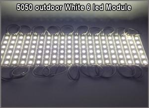 Best DC12V 5050 6 LEDs Modules IP67 Waterproof LED Sign Backlight Module Advertising Light Box Modules wholesale