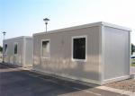 Steel Door Flat Pack Container House , Single Container House For Sentry Box