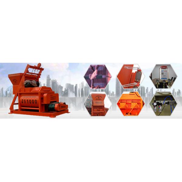 HZS60 60 m3/h Belt Type Concrete Batching Plant, Twin Shaft Mixer Batching Plant