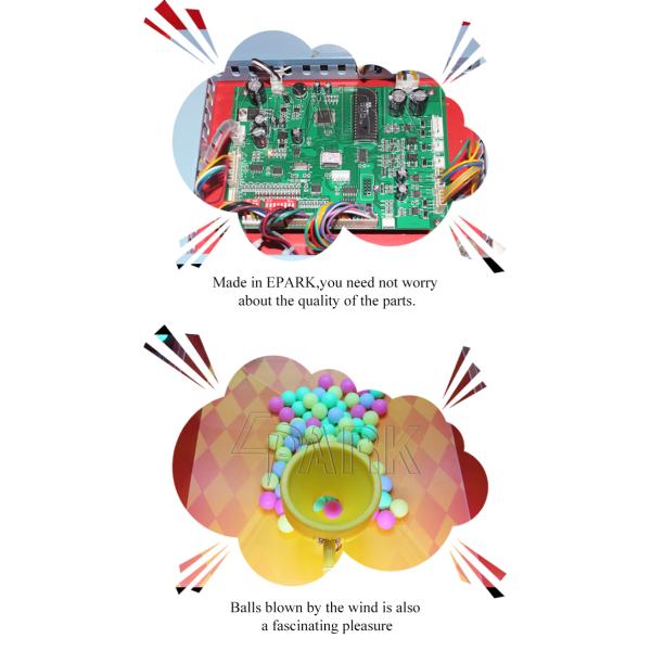 2020 china factory coin operated indoor ball catching game EPARK kids center playground game machine