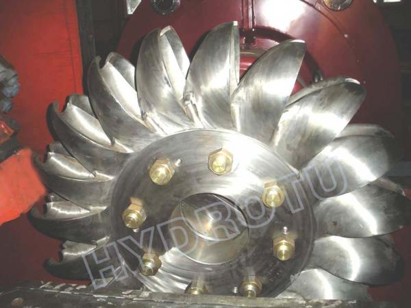 Cheap Hydro Pelton Turbine Runner  with Forge CNC Machining for High Head Hydropower Project for sale