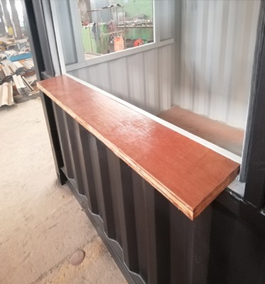 Kiosk 10ft Shipping Container Coffee Shop Custom Made Movable Bar Cafe Store with Plywood Floor