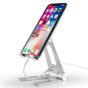 China COMER Mobile phone lazy man desktop folding portable Pad tablet adjustment chattering computer support head of bed on sale