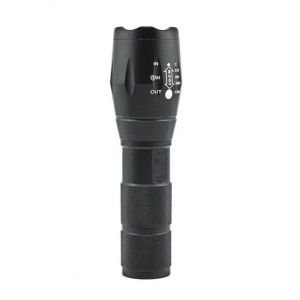 Best AAA 18650 Battery Flashlight , T6 Aluminum Zoomable Tactical LED Flashlight wholesale