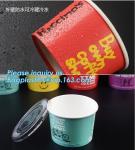 summer icecream shop paper ice cream cup/container,7 oz ICEcream paper cup made