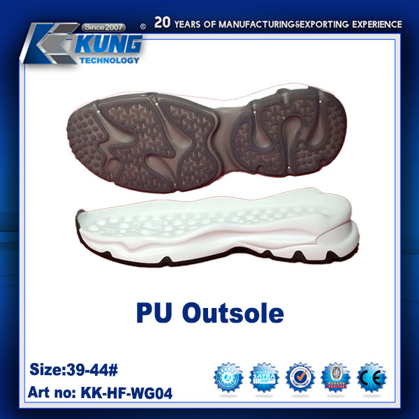 Customized Color Rubber PU EVA Outer Sole Nontoxic Waterproof 39 - 44 Size